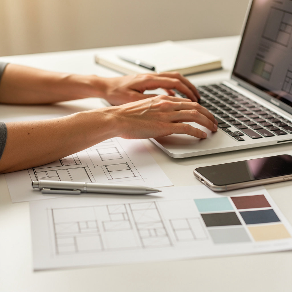 Alejandra Postlethwaite Poway website development process showing collaboration and planning for a professional business site